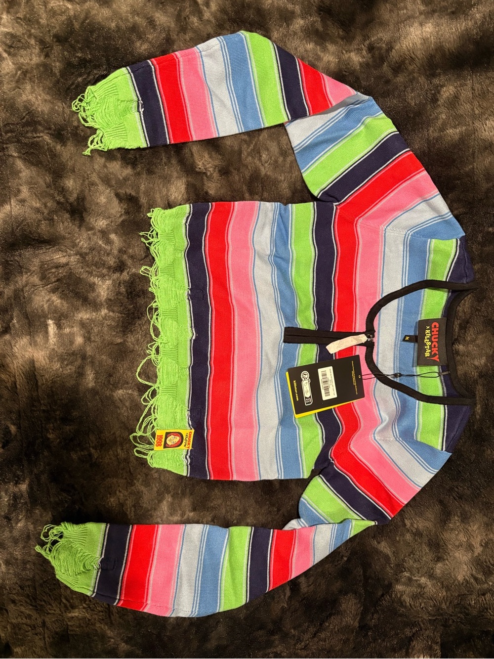 Killstar Chucky Crop Knit Top